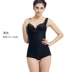 New Fu Lai cơ thể điêu khắc cơ thể nữ bụng eo hông hông thoáng khí da đen bó sát cơ thể Một mảnh