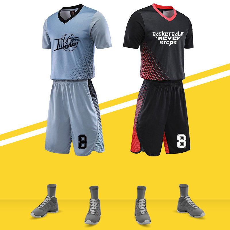 Short Sleeve Basketball Suit Suit for men and women Custom college students play basketball clothes team uniforms basketball clothes Inprint competition training clothes