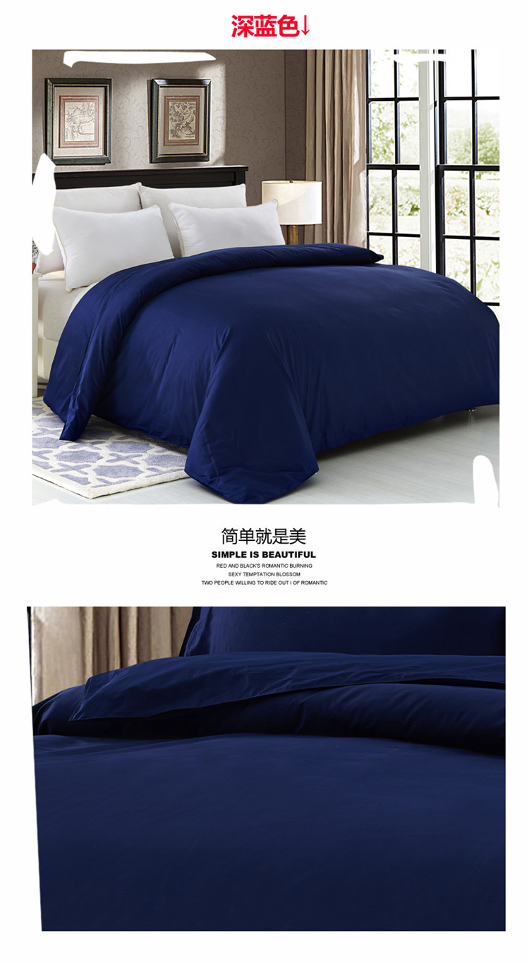 Bông chăn mảnh duy nhất của bông 230 200 * 1.8m 1,5m khách sạn giường ngủ chăn đơn giản trắng tăng gấp đôi đơn - Quilt Covers bộ chăn ga gối đẹp