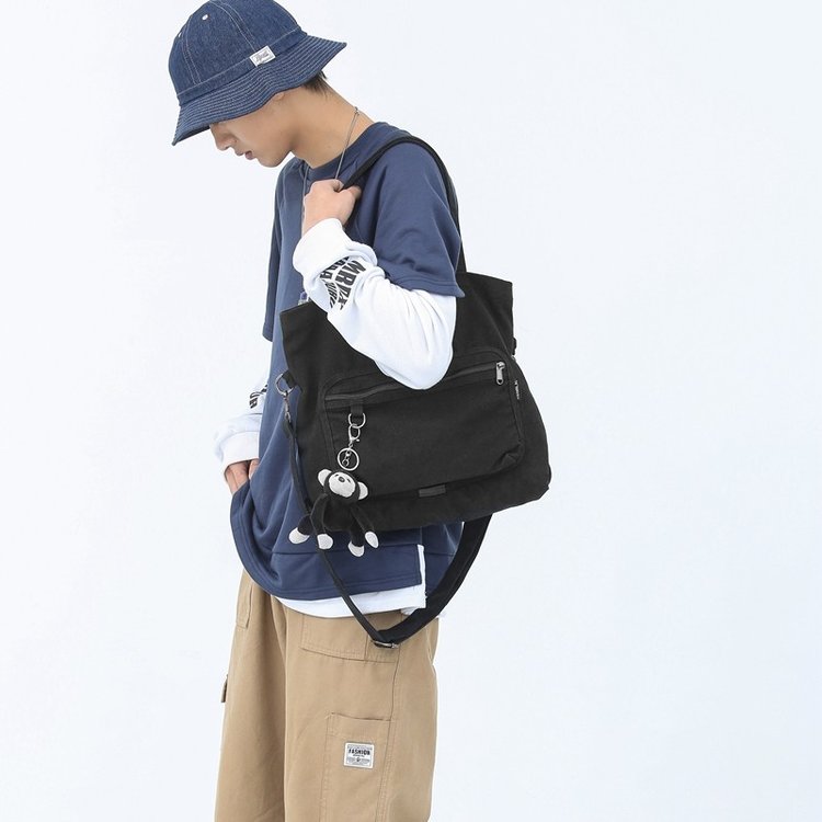 Inclined Satchel for male commute to work bag Design Sensation Small Crowdsourcing Superior Fashion Satchel Big Capacity Bag bag Single shoulder bag