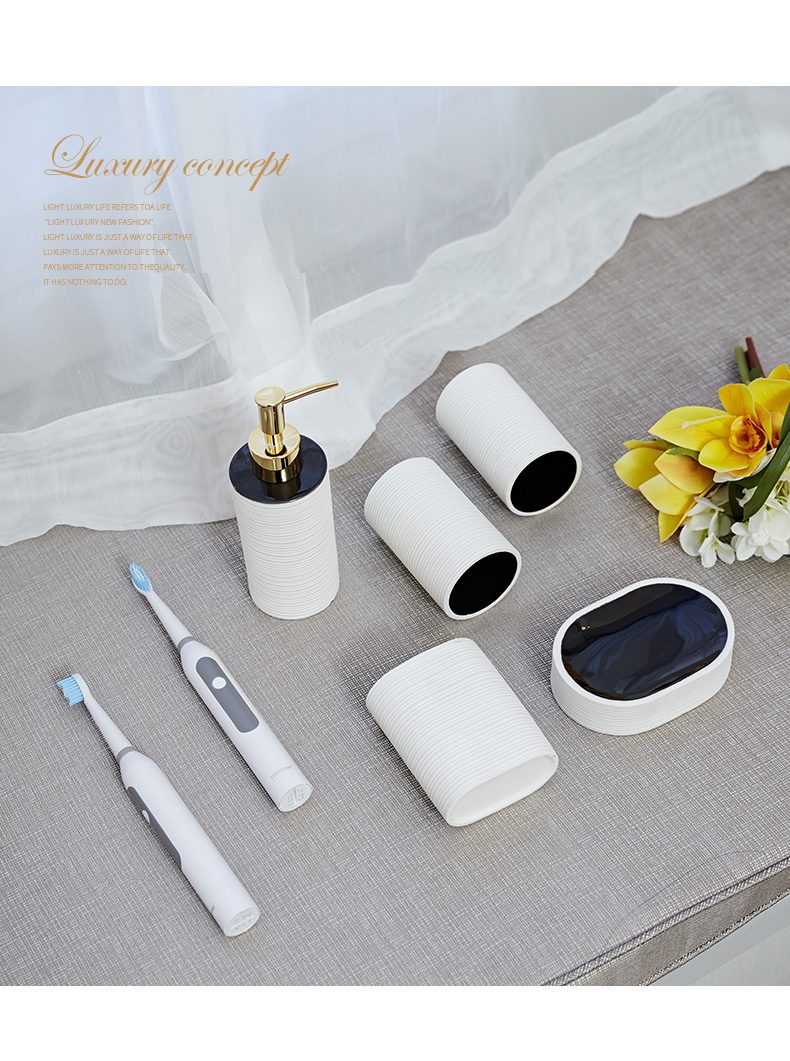 Modern ceramic sanitary ware suit bathroom toilet practical furnishing articles home decoration ideas sink for wash gargle cup