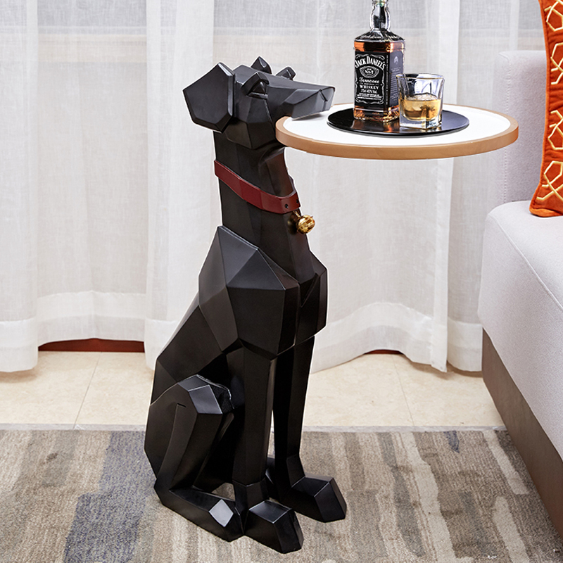 Creative large floor dog swinging piece light extravagant living-room sofa next to Joe relocating new residence gift greeting home soft decorations