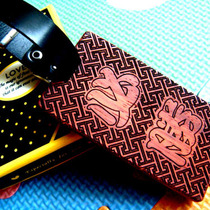 Gift (Japan) DIY personalized engraving-----golf bag tag (blood sandalwood)