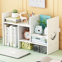 Desk storage shelf Multi-layer small bookshelf Home desk desktop students childrens simple bedside finishing rack