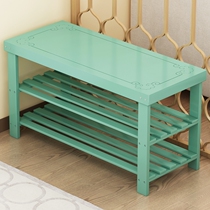 Home door creative Net red shoe rack can be used to change shoes stool light luxury Nordic simple bench Stover storage cabinet shelf