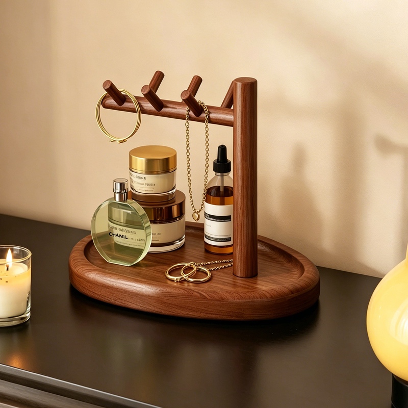 Solid Wood Jewelry Rack Desktop Bracelet Necklace Jewelry Storage Rack Entryway Perfume Keychain Display Rack Solid Wood Jewelry Rack Desktop Bracelet Necklace Jewelry Storage Rack Entryway Perfume Keychain Display Rack