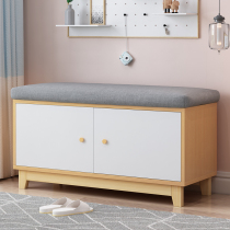 Shoe stool shoe cabinet Nordic soft bag cushion sofa stool multifunctional storage stool home door porch Cabinet wearing shoes stool
