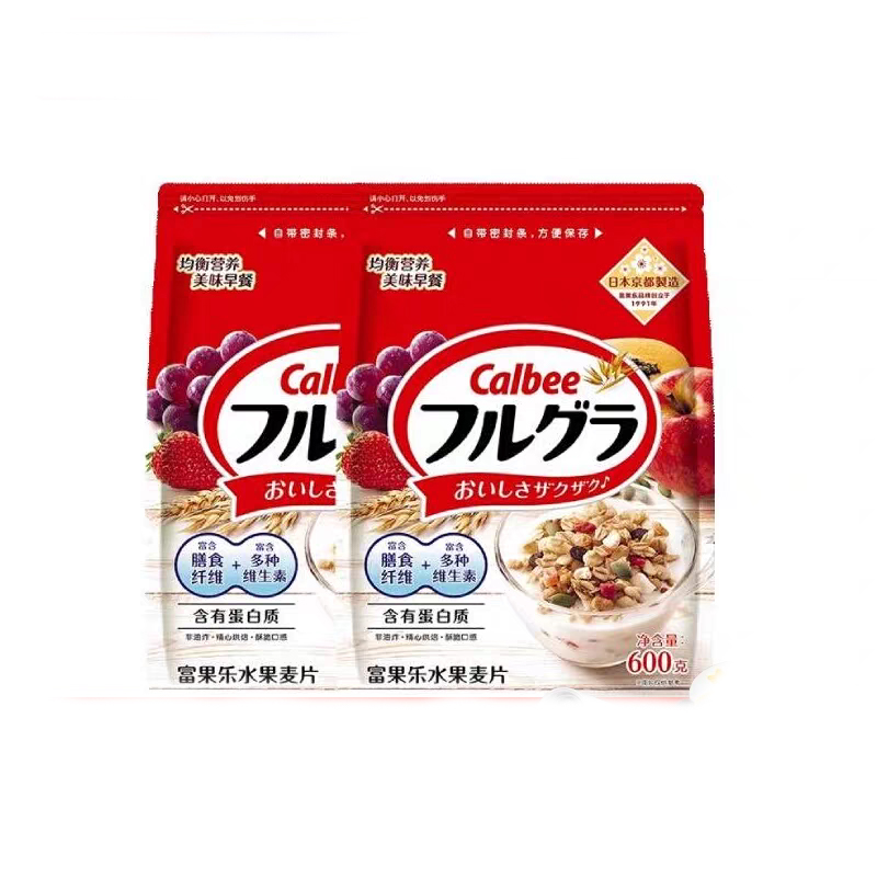 【600克*2袋】卡乐比原装进口水果麦片
