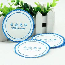 Hotel Supplies Bar Hotel Paper Disposable Water Coaster Customized Customized Conference Tea Cups