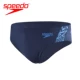 Quần bơi Speedo nam tam giác nam đồ bơi gợi cảm đào tạo chuyên nghiệp in ấn cổ điển suối nước nóng quần bơi nam - Nam bơi đầm