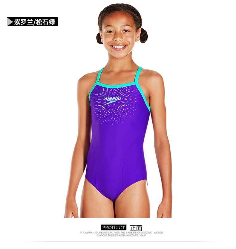 Đồ bơi trẻ em Speedo cho bé gái lớn hình tam giác bé một mảnh bền bỉ đào tạo đồ bơi chuyên nghiệp - Bộ đồ bơi của Kid đồ bơi cho em bé