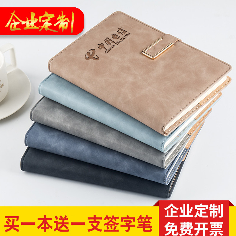 A5 business thick notebook small fresh creative notebook stationery line bound diary manual account book custom LOGO thick work notebook stationery book wholesale custom cover