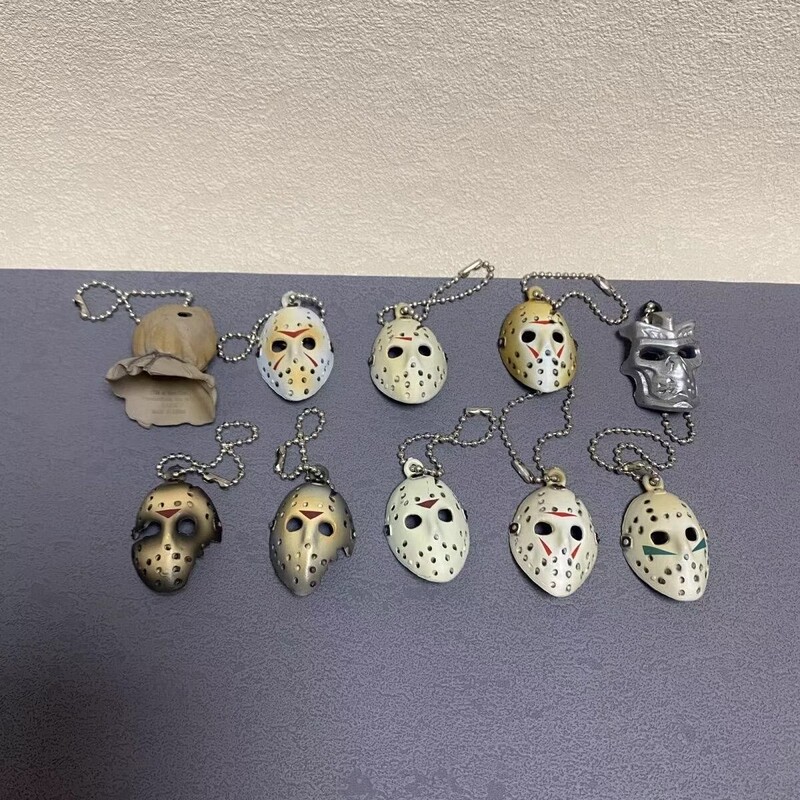 Black Friday #13: 10 Types of Jason Mini Masks, Bead Chain Pendants, Keychain Accessories