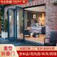 Aluminum Alloy Heavy-Duty Folding Door, Thermal Break Tempered Glass, Shop Garage, Balcony, Car Wash Room