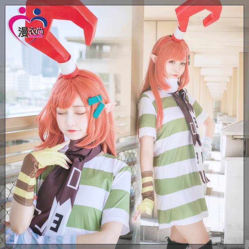 In-Stock Aotu Concave-Convex World Abby Cosplay Cute Sister Cosplay Costume Female Daily Wig Full Set
