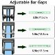 Xinjiang Free Shipping Indoor Dumbbell Rack Double-Layer Adjustable Kettlebell Storage Rack Durable Type 250-Pound Load Capacity Space-Saving