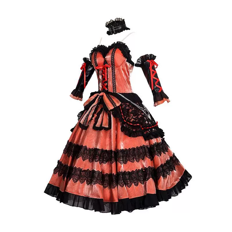 Новая Tokizaki Dating Battle Crazy Three Spirit Clothing Cosplay Clothing Nightmare Cos Anime Clothing Goth Princess Clothing
