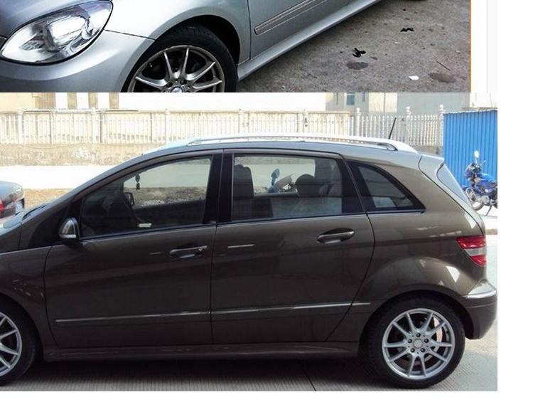Đối với BENZ B200 B180 B200 B260 trang bị thêm hành lý giá đấm miễn phí mái hành lý giá giá giá nóc ngang xe ô tô