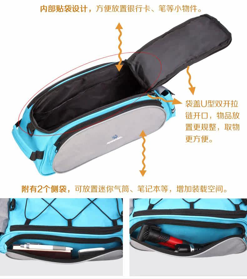 Sacoche pour vélo mixte ROSWHEEL - Ref 2218282 Image 12