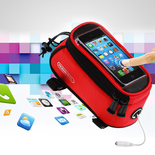 乐炫自行车包骑行装备包车前包手机包配件山地车梁包马鞍上管包