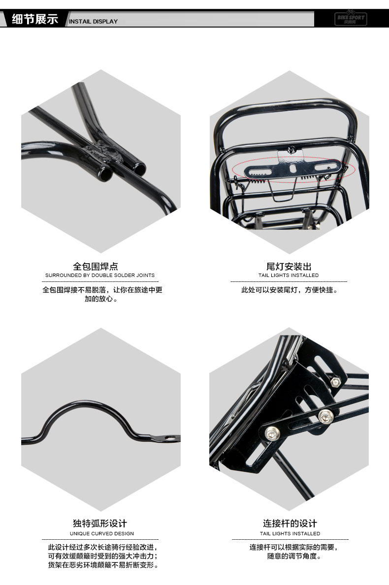 Porte-bagages pour vélo SAHOO - Ref 2411630 Image 13