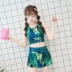 Bơi lội nữ sinh Hàn Quốc bảo thủ mùa xuân nóng bỏng ngực nhỏ áo tắm nhỏ tươi hai mảnh che bụng mảnh mai áo tắm Bộ đồ bơi hai mảnh