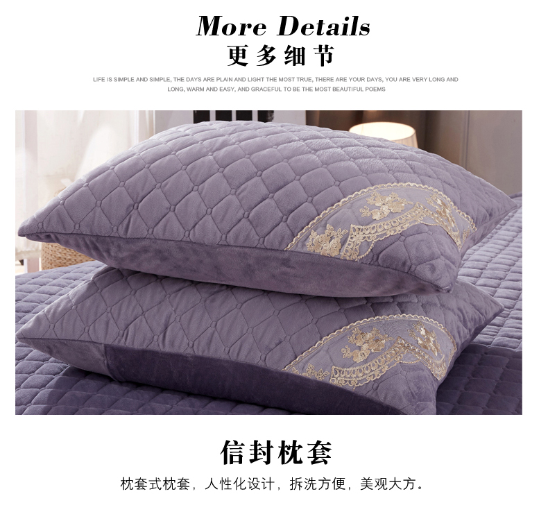 Tinh thể châu Âu nhung đơn mảnh giường bọc ren ba hoặc bốn bộ mùa đông ấm áp chăn bông flannel tấm flannel ga giuong dep