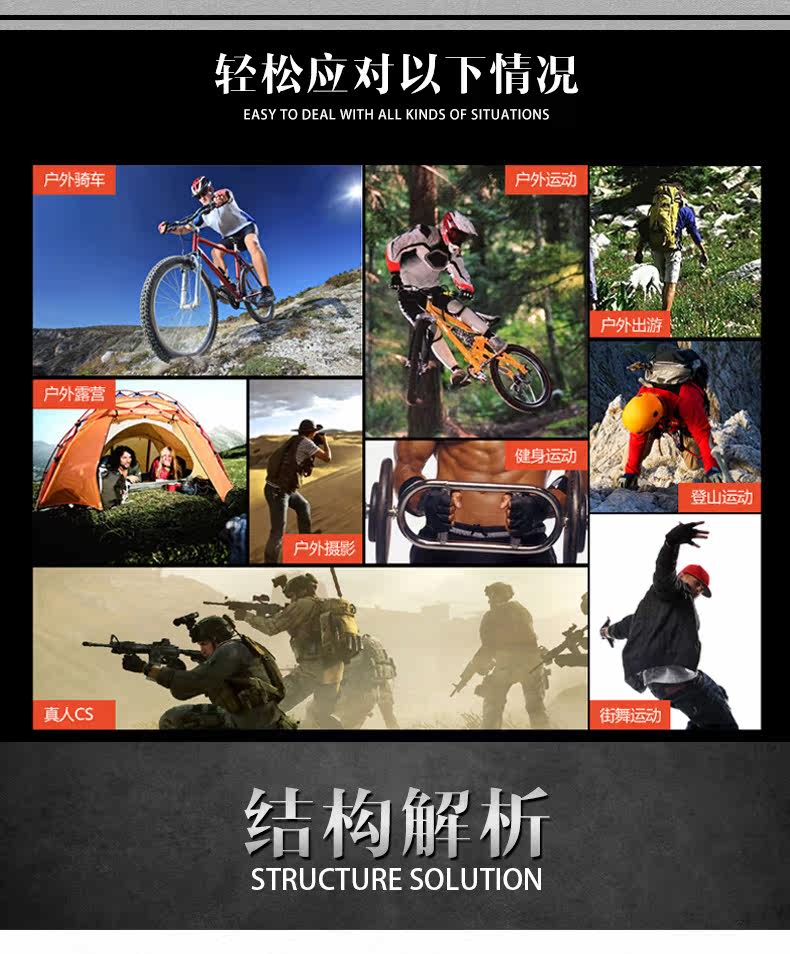 Gants pour vélo mixte - Ref 2238498 Image 11