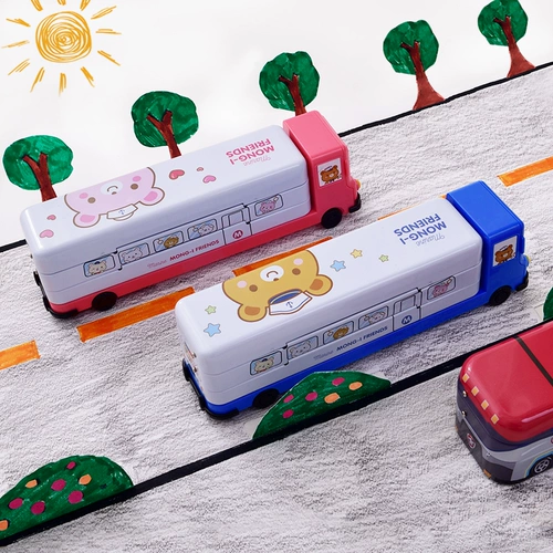 Пенал подходит для мужчин и женщин для школьников, мультяшная детская ручка, жестяная коробка, точилка для детского сада, складная металлическая коробка для хранения, канцтовары