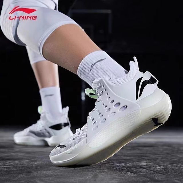 Li Ning Sonic 7 ເກີບບ້ວງສູງແລະຕ່ໍາຜູ້ຊາຍ 2024 Summer Rose City ຕ່ໍາເກມເກີບກິລາທີ່ແທ້ຈິງ