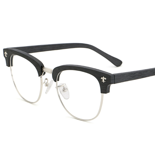 佐川 Слажевые очки с миопией рамки мужская тарелка с половиной рамки стойки ретро -ретро -мужчина мода мода новые глаза рама зеркало каркас женский прилив