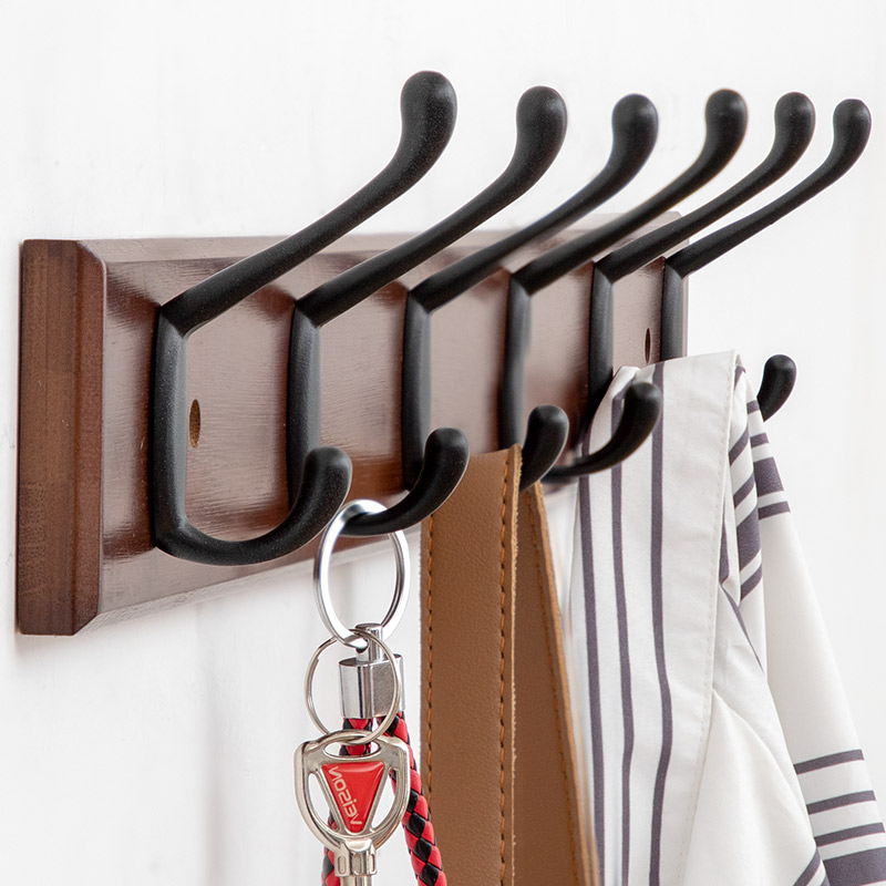 Wall clothes hanger door hanging clothes hook wall hanging bag frame Hyun Off set items in door hanging clothes hanger wall-mounted clothes hat hook