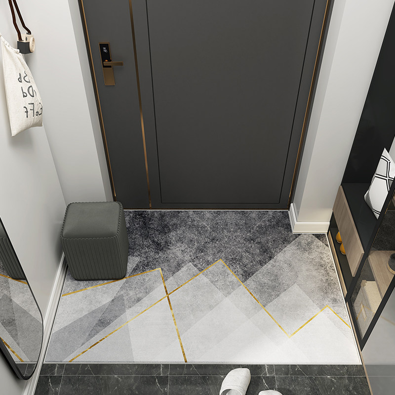 Doorway doormat Doormat Door Cushion Indoor Can Tailoring Sumpdown Foot Mat Light Lavish Living-room Carpet Home