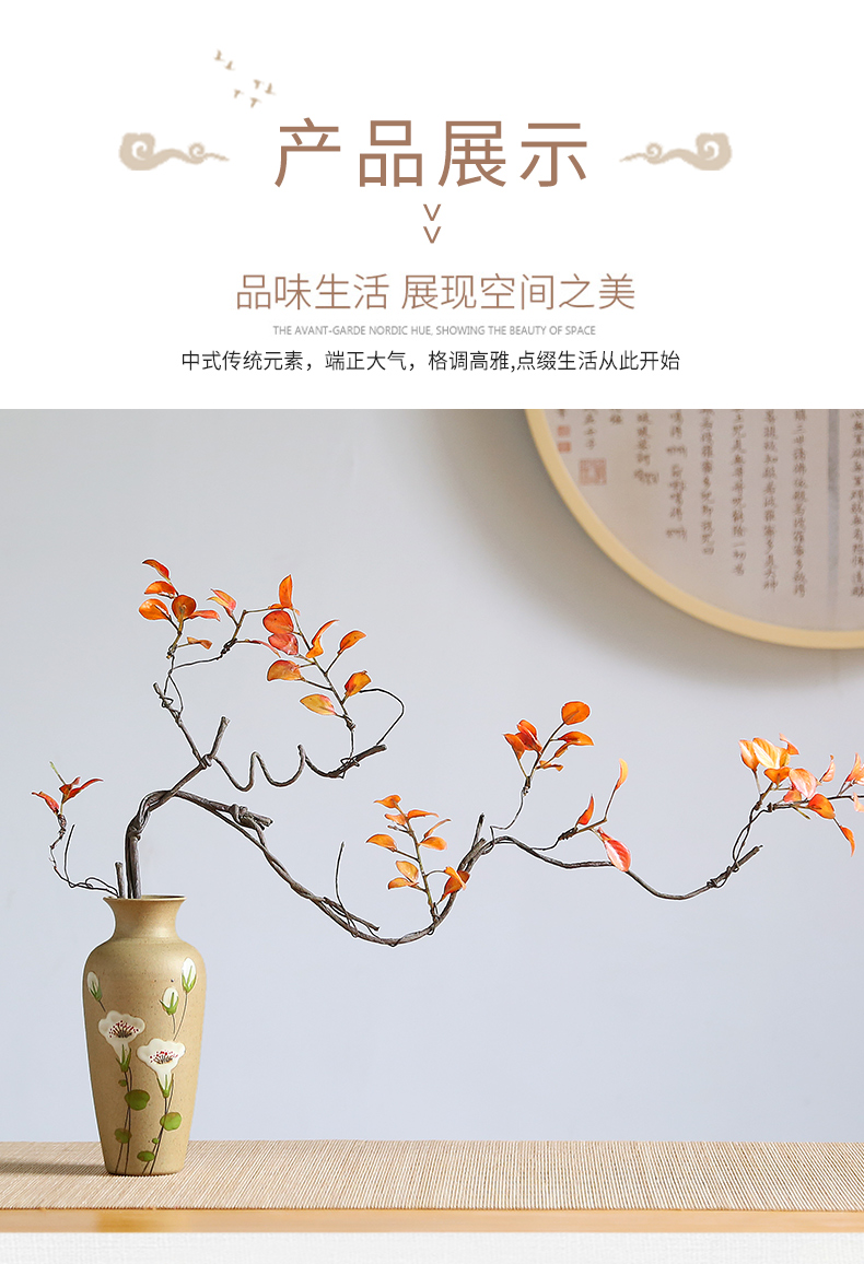 New Chinese style ceramic vase furnishing articles ceramics from I and contracted sitting room TV cabinet table dry flower light key-2 luxury decoration