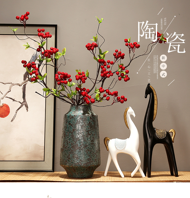 Jingdezhen ceramic vase modern creative flower arranging flower adornment home sitting room porch zen to restore ancient ways furnishing articles