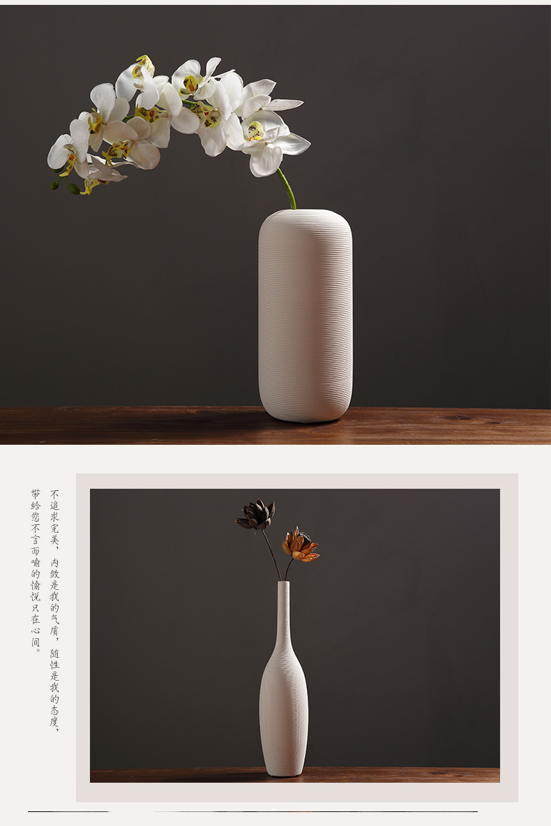 Chinese style is I and contracted decorate jingdezhen ceramics vase Nordic home sitting room porch dried flower arranging flowers is placed