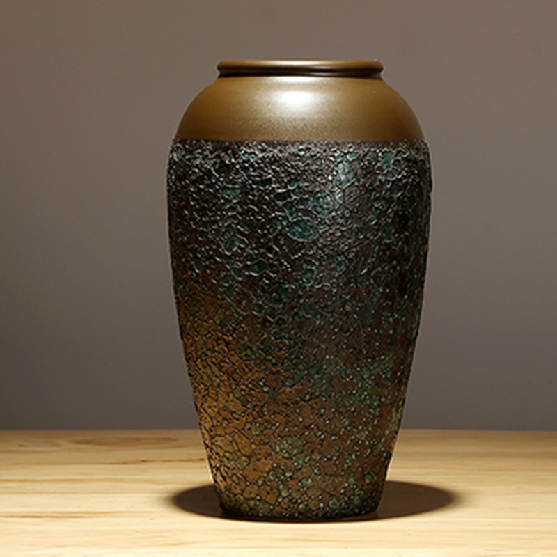 New Chinese style of jingdezhen ceramics creative dry flower vase decoration home sitting room porch decoration flower arranging furnishing articles