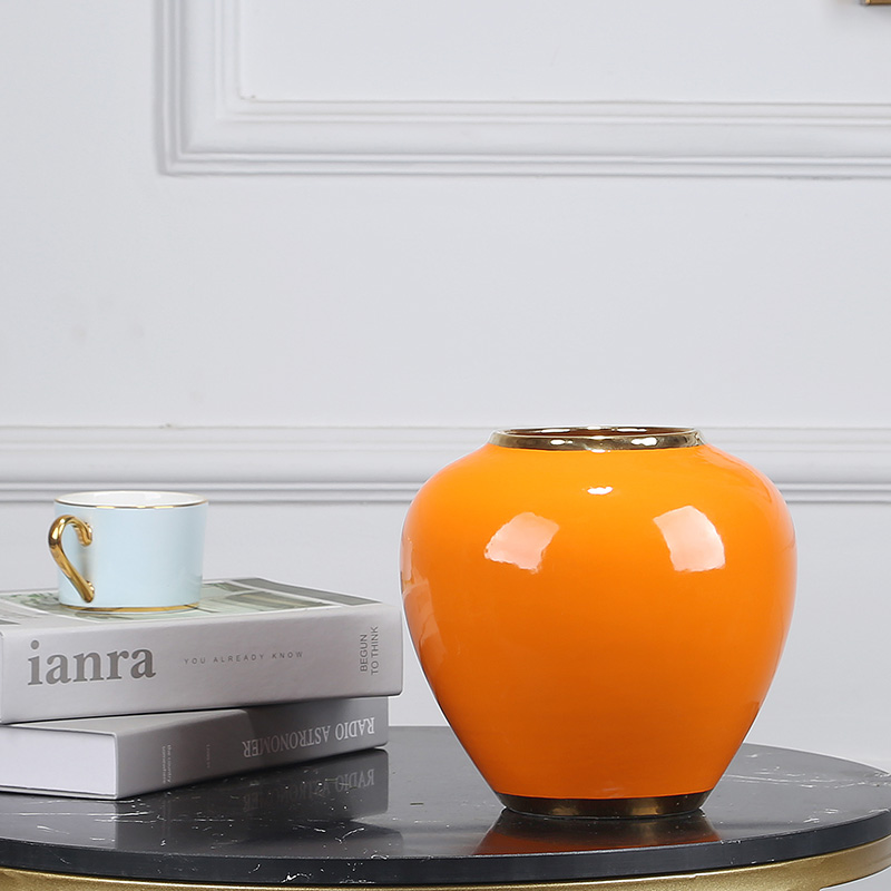 Jingdezhen ceramics vase now sitting room porch TV ark of new Chinese style table fake flower adornment suit furnishing articles