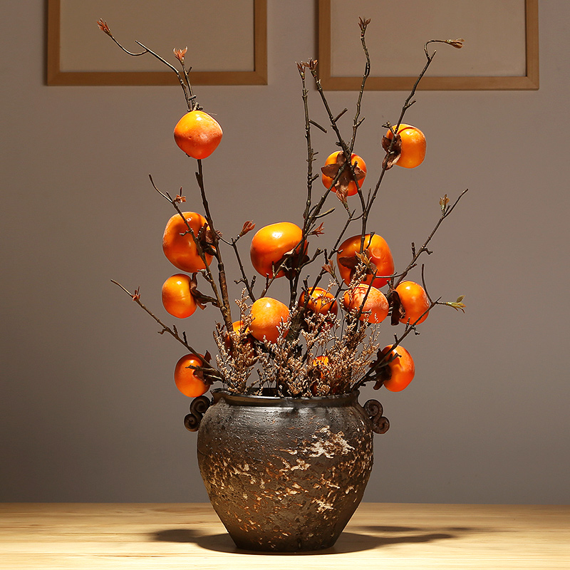 The New Chinese jingdezhen porcelain vases modern classical sitting room porch flower arranging flower implement simulation flower, dried flower decorations