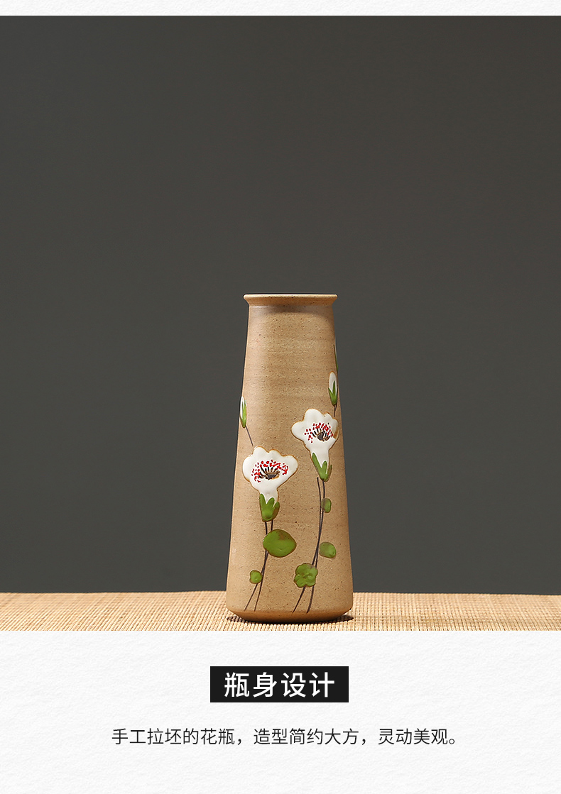 Jingdezhen ceramics from I and contracted sitting room porch vase flower arrangement craft dried flower adornment ornament combination