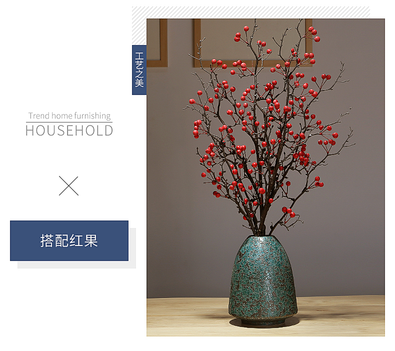 Restoring ancient ways of jingdezhen pottery ceramic vases, I and contracted sitting room porch TV ark, decorations furnishing articles flower arrangement