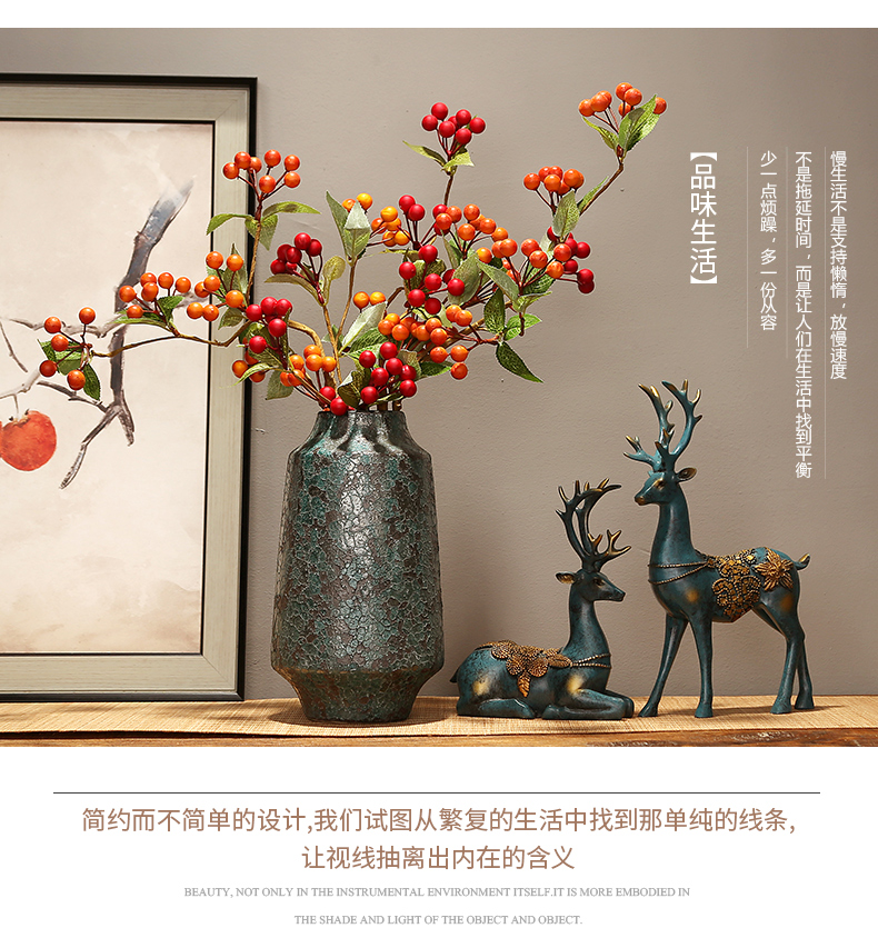 Jingdezhen ceramic vase modern creative flower arranging flower adornment home sitting room porch zen to restore ancient ways furnishing articles