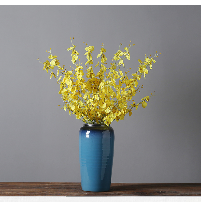 Jingdezhen modern creative household porcelain vases furnishing articles sitting room porch TV cabinet table decoration decoration