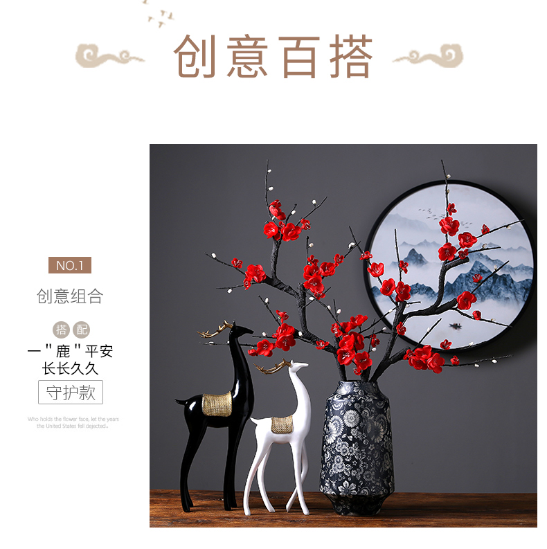 Jingdezhen ceramics from European I and contracted vase sitting room porch decoration decoration flower arranging manual arts and crafts