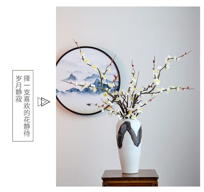 Jingdezhen ceramic vases, I and contracted sitting room light key-2 luxury furnishing articles furnishing articles dried flower adornment TV ark, study the porcelain