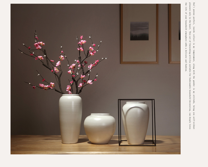 Chinese jingdezhen ceramics vase European sitting room is I and contracted home furnishing articles dry flower arranging flowers adornment