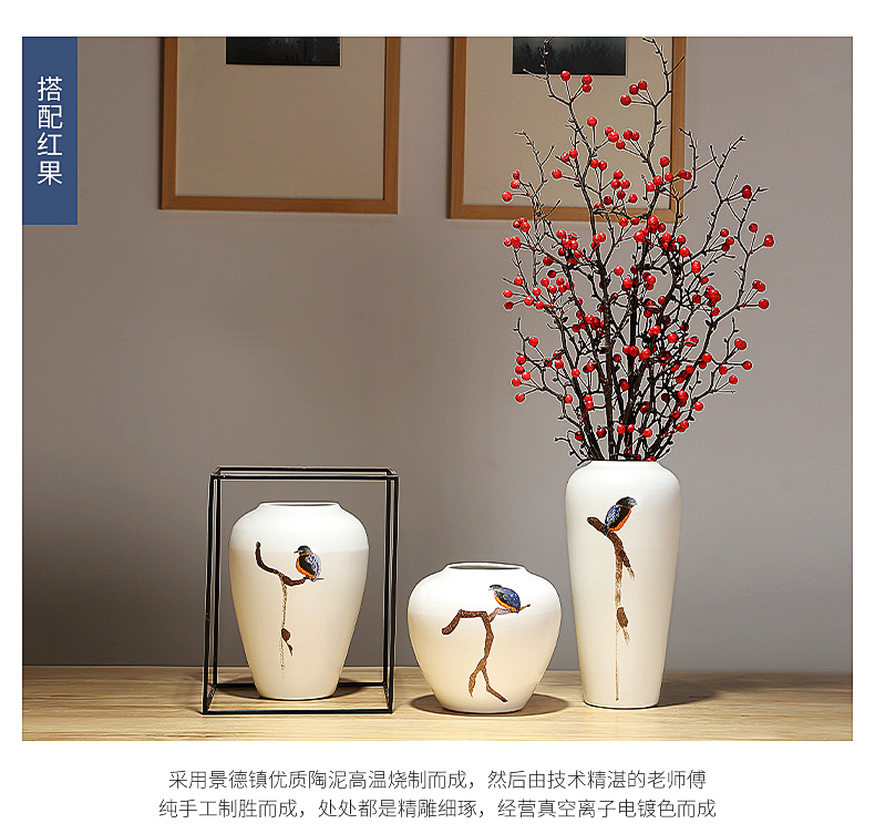 Ceramic vases, furnishing articles I and contracted the new Chinese style household decorations sitting room hall table, TV ark, flower arrangement