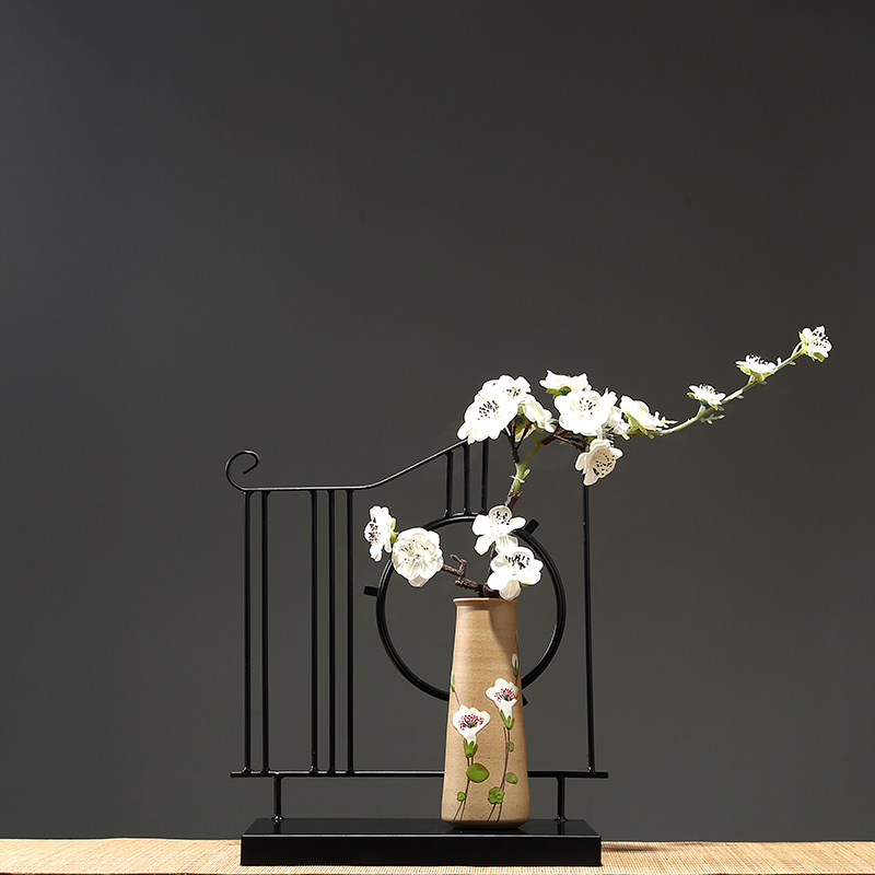 Jingdezhen ceramics from I and contracted sitting room porch vase flower arrangement craft dried flower adornment ornament combination