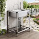 Outdoor pool vegetable basin wash basin wash basin wash basin sink simple all-in-one outdoor household basin combination