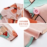 Осенняя демисезонная пижама, хлопковый милый лонгслив для школьников, демисезонный комплект, в корейском стиле, большой размер